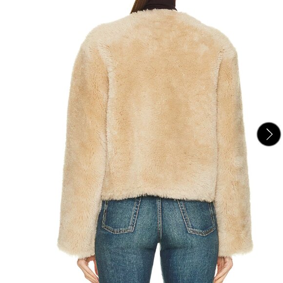 Nili Lotan Carole Shearling Short Coat - Picture 4 of 10